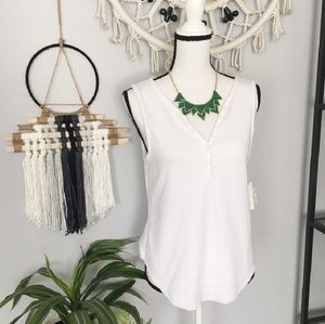 Anthropologie Postmark cotton tank